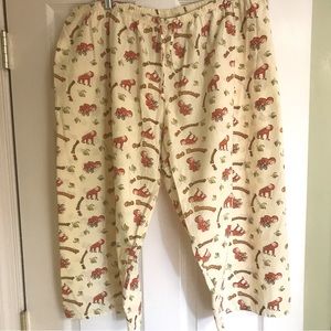 Curious George Lounge Pants (3X)